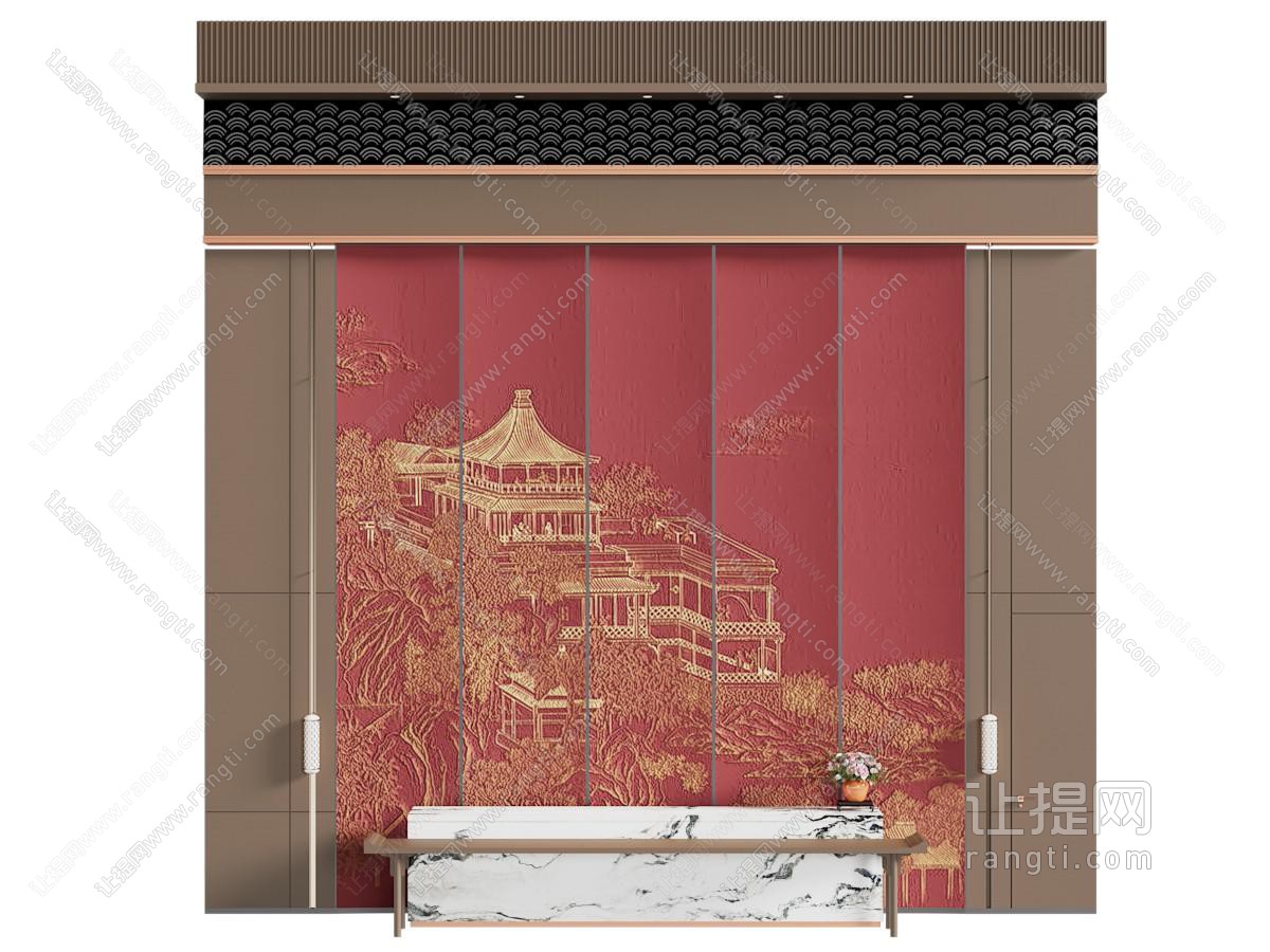 新中式前台