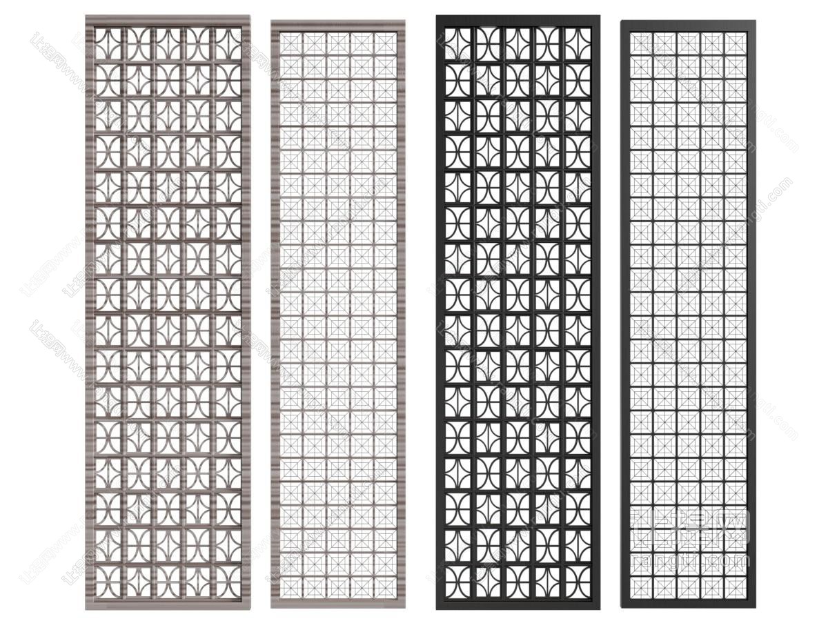 新中式中古隔断