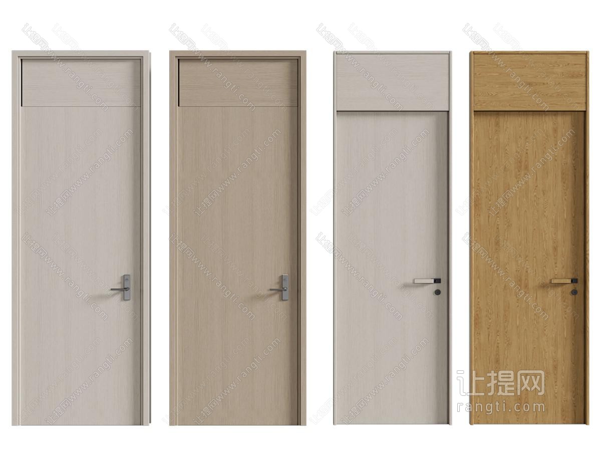 现代极简单开门