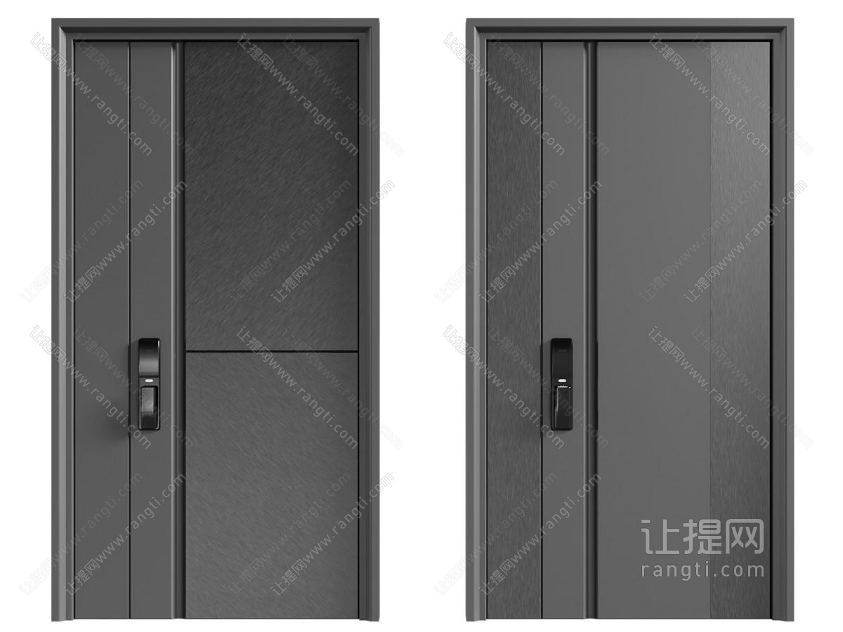 轻奢新中式单开门