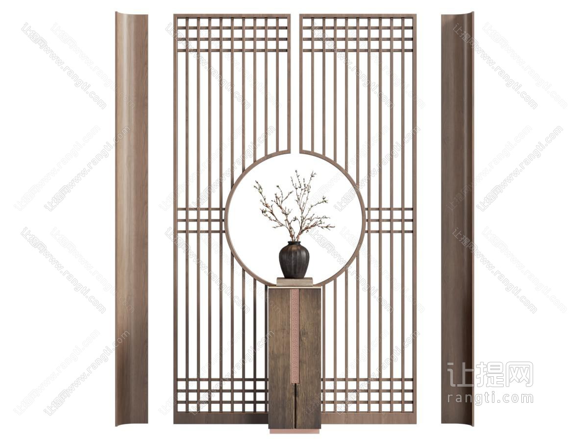 新中式玄关隔断