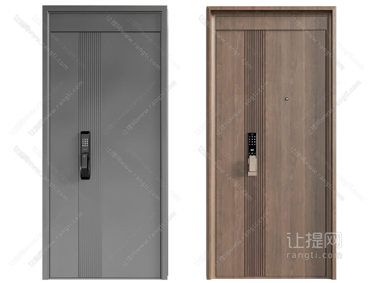 现代中古单开门