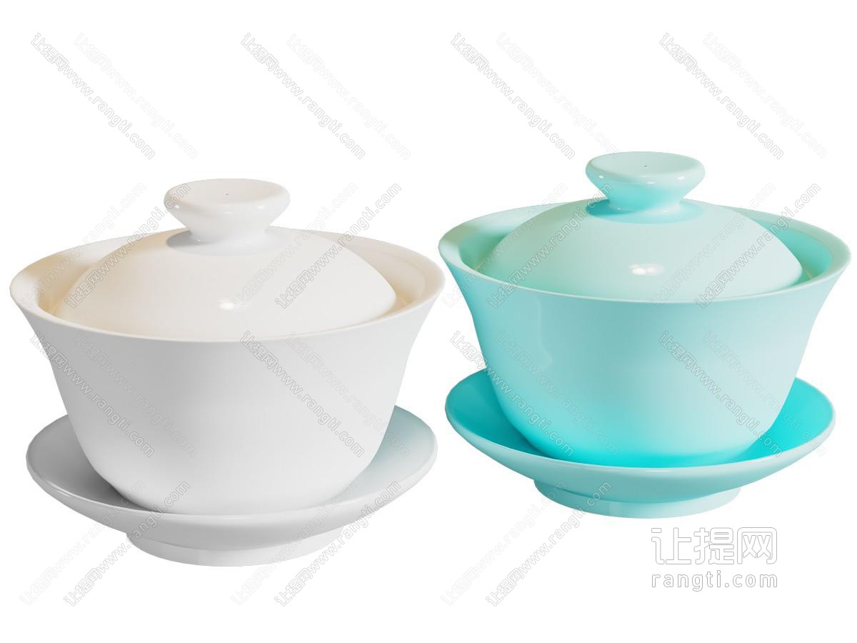 新中式茶碗 盖碗 茶盅 茶具杯子