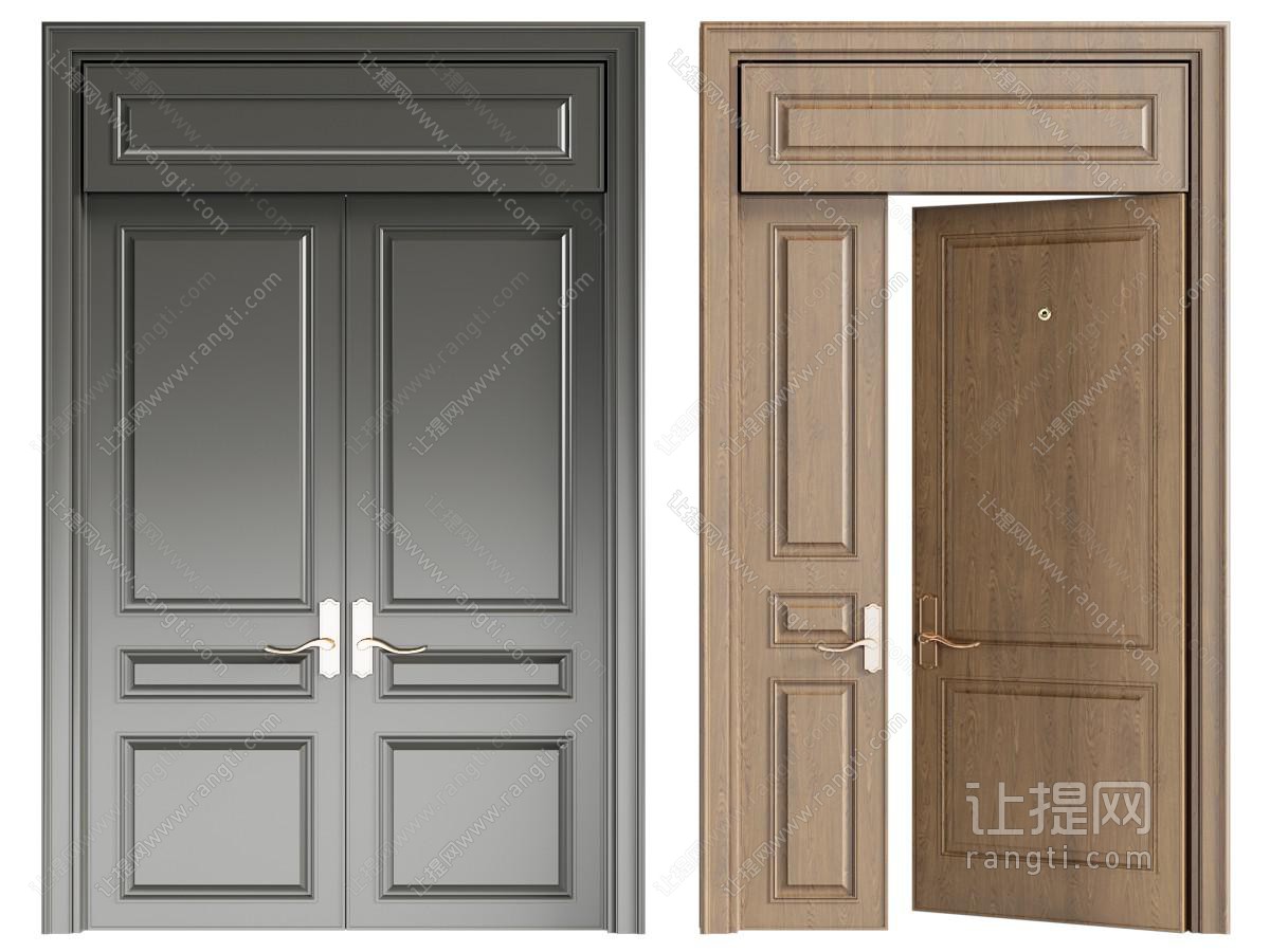 中古双开门 防盗门 子母门