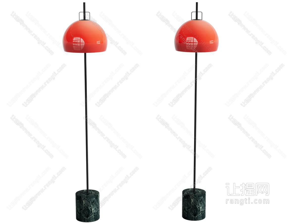 中古侘寂落地灯