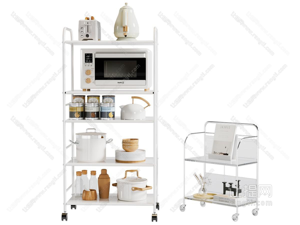 现代置物架 厨具用品