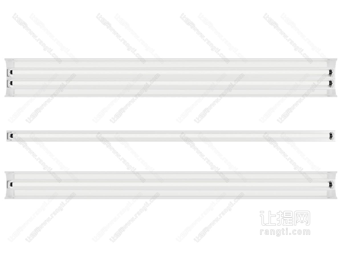 现代工业格栅灯