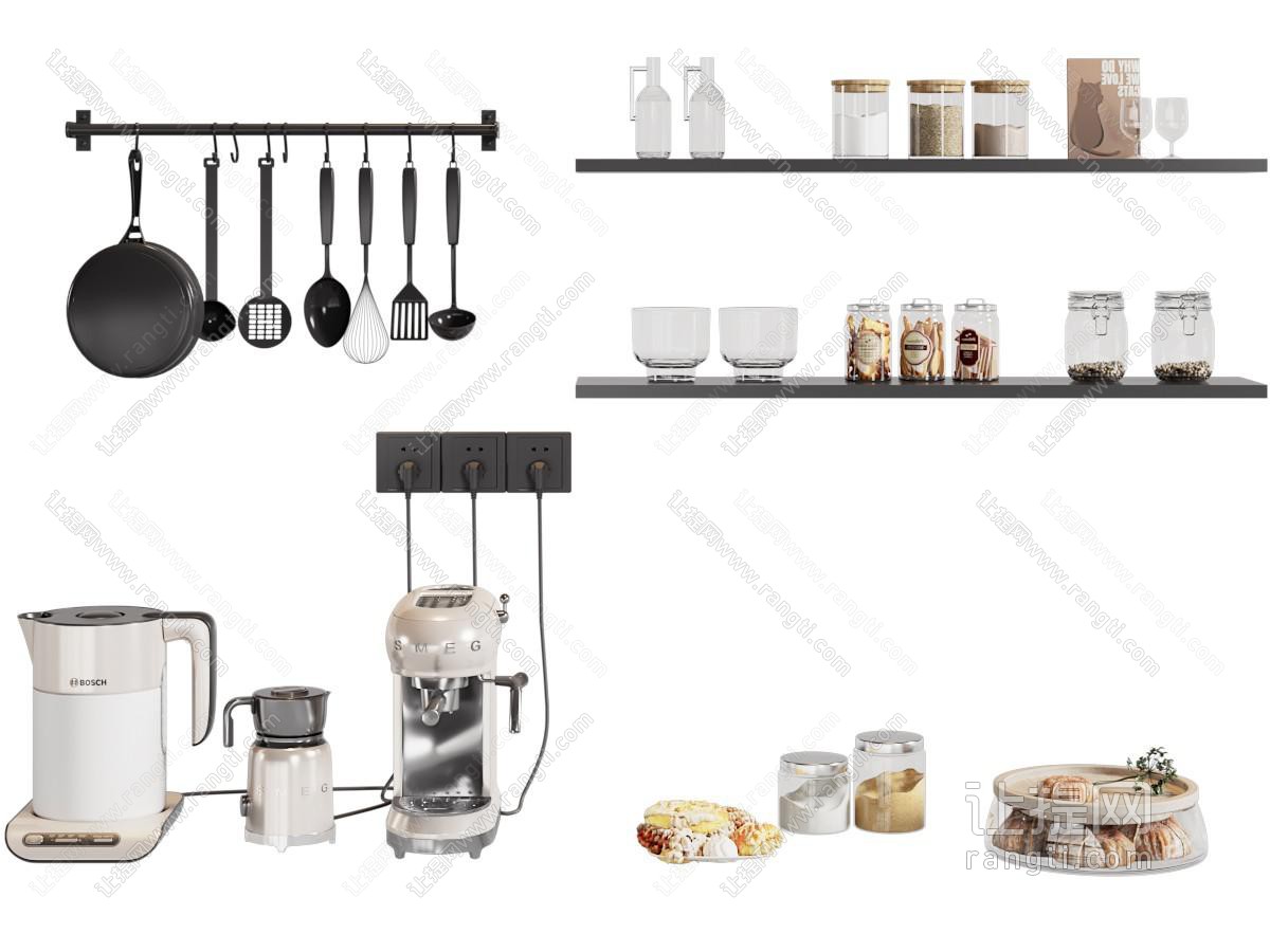 现代厨房用品 调味瓶 厨具
