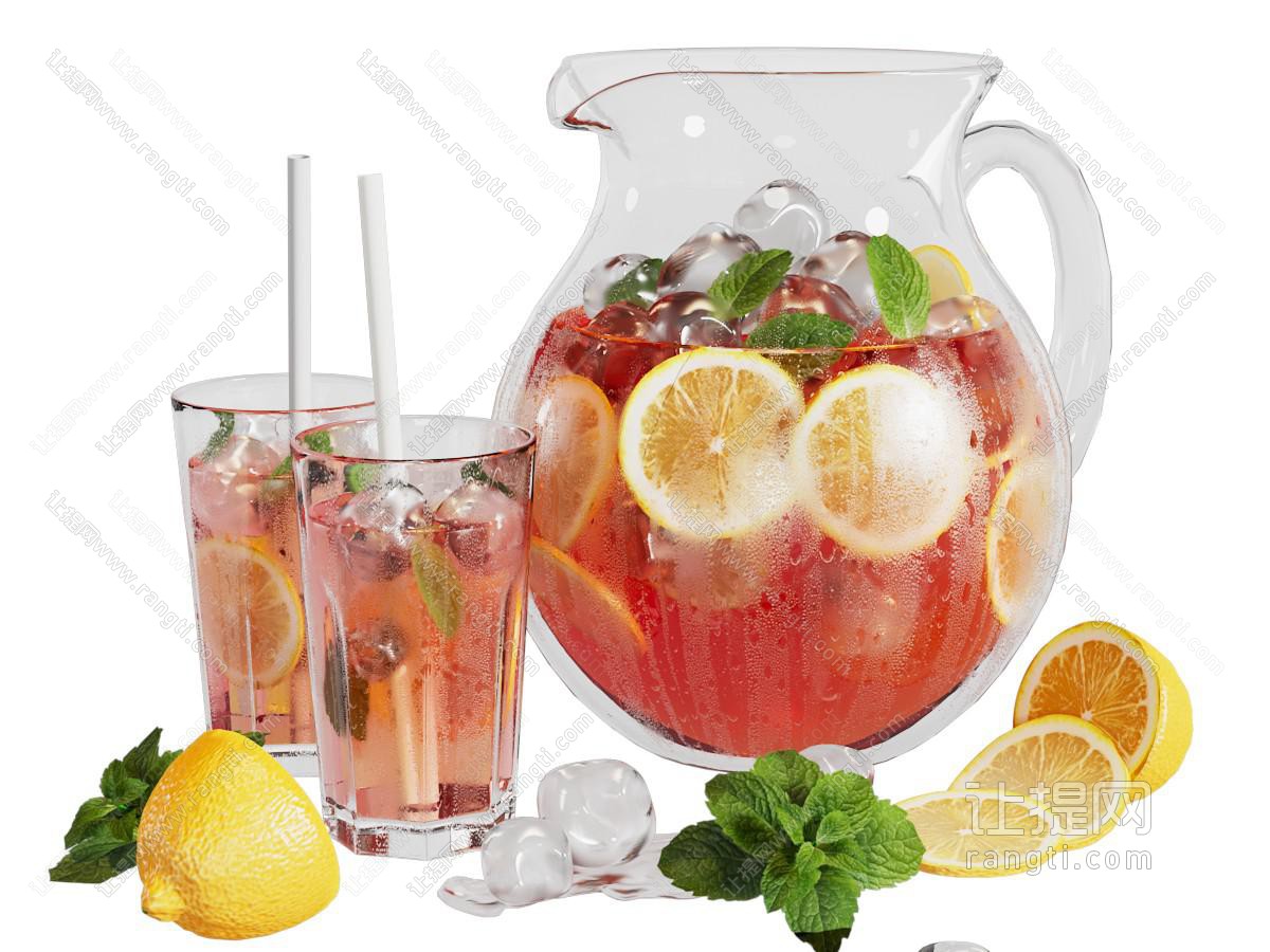 果汁饮品 水果茶 柠檬水 西柚汁