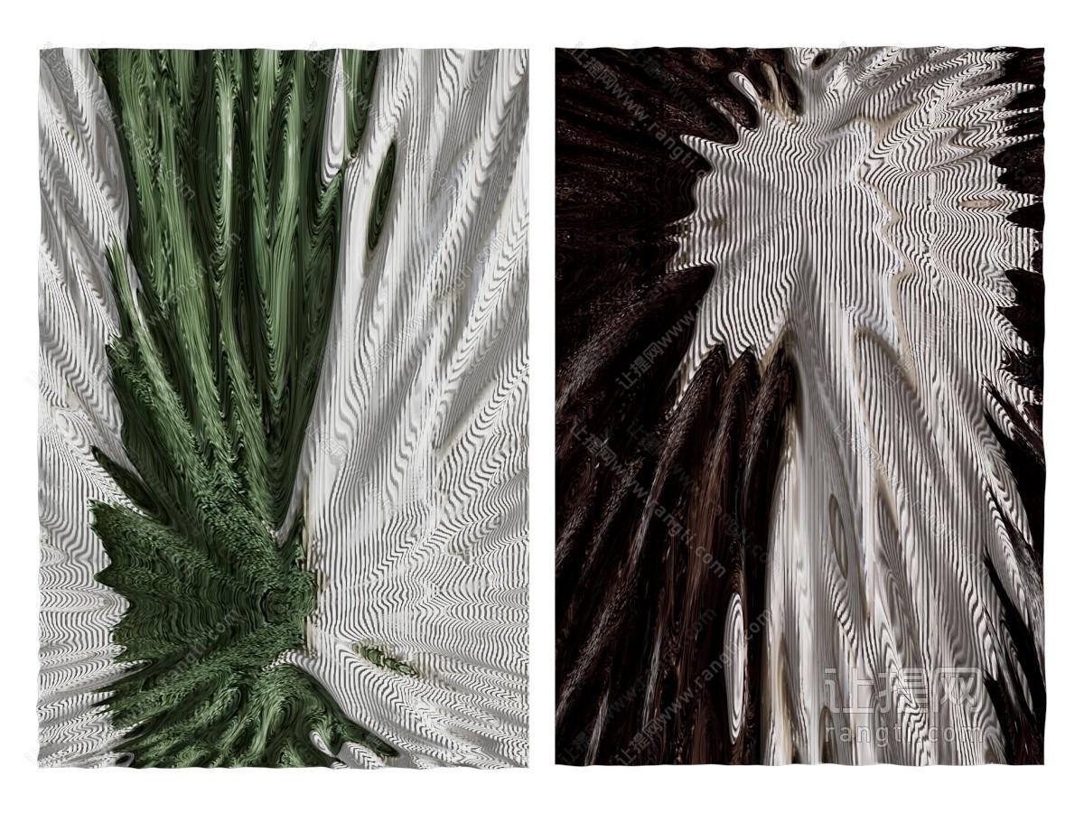 立体画 装饰画 抽象画