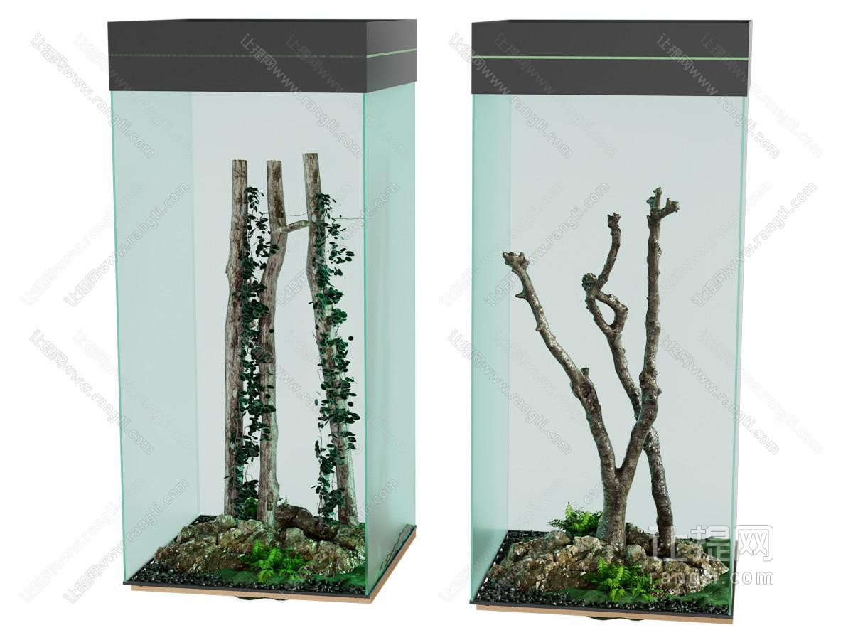 景观小品 枯树枝 枯木 朽木