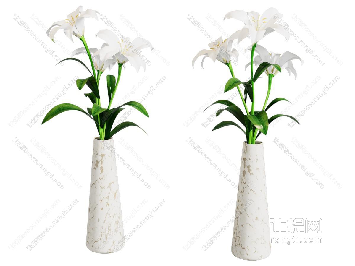 现代花瓶 插花