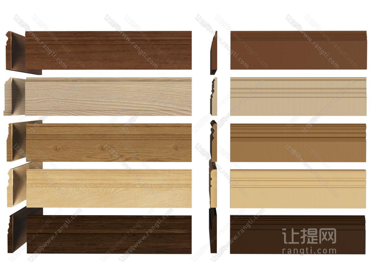 简欧踢脚线 实木地脚线