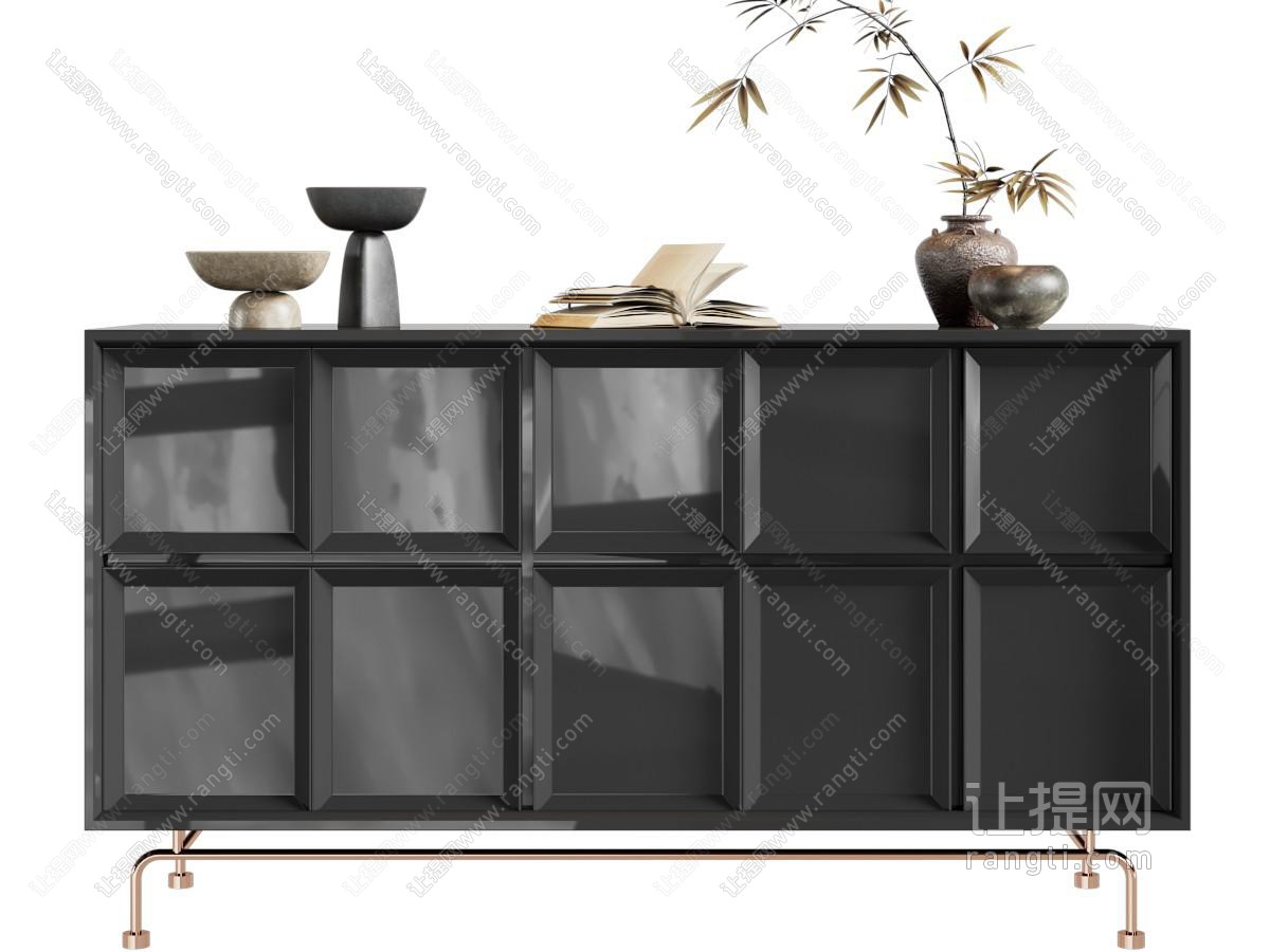 法式中古玄关柜