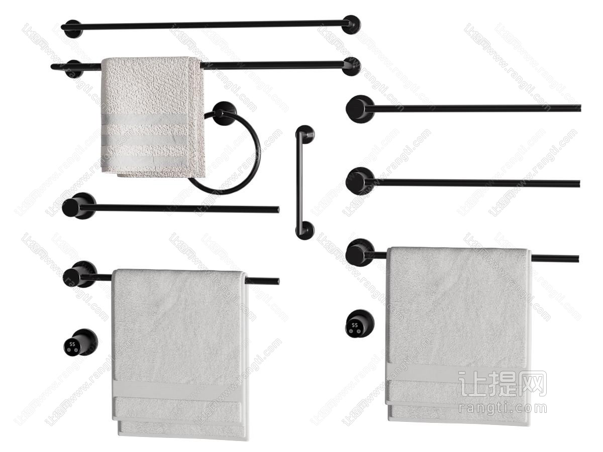 电热毛巾架 浴巾架 卫浴用品 洗浴用品
