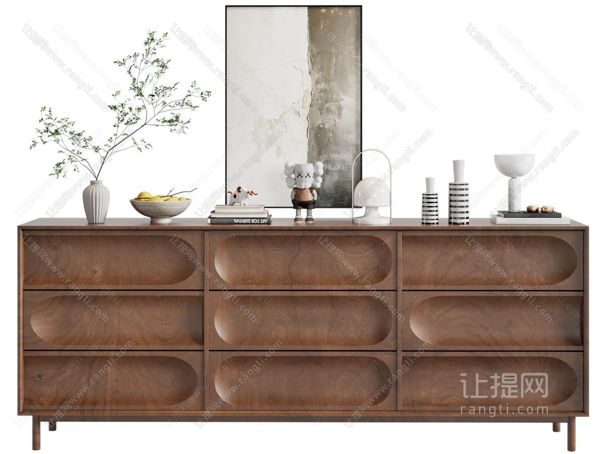 中古风玄关柜 斗柜