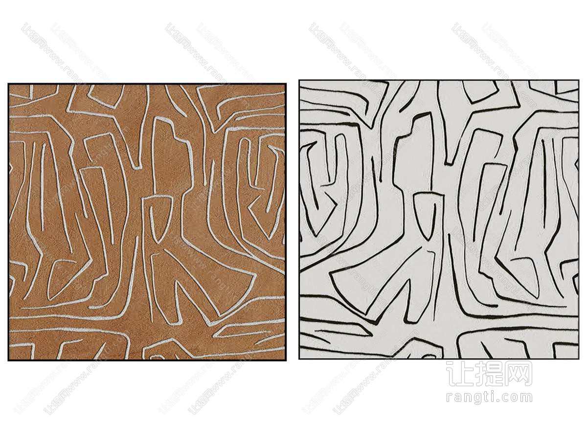 现代肌理画 装饰画