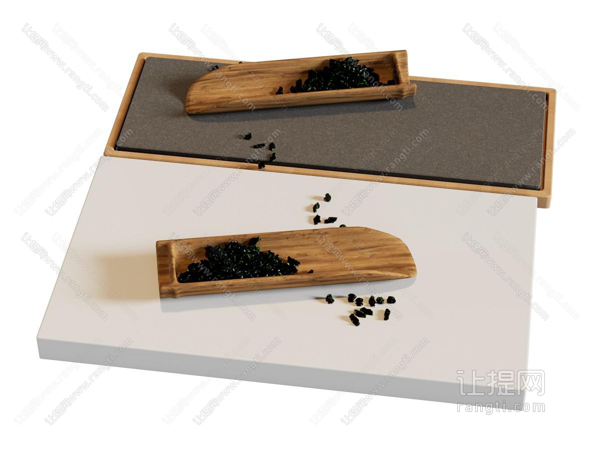 新中式茶盘 茶叶 绿茶 春茶