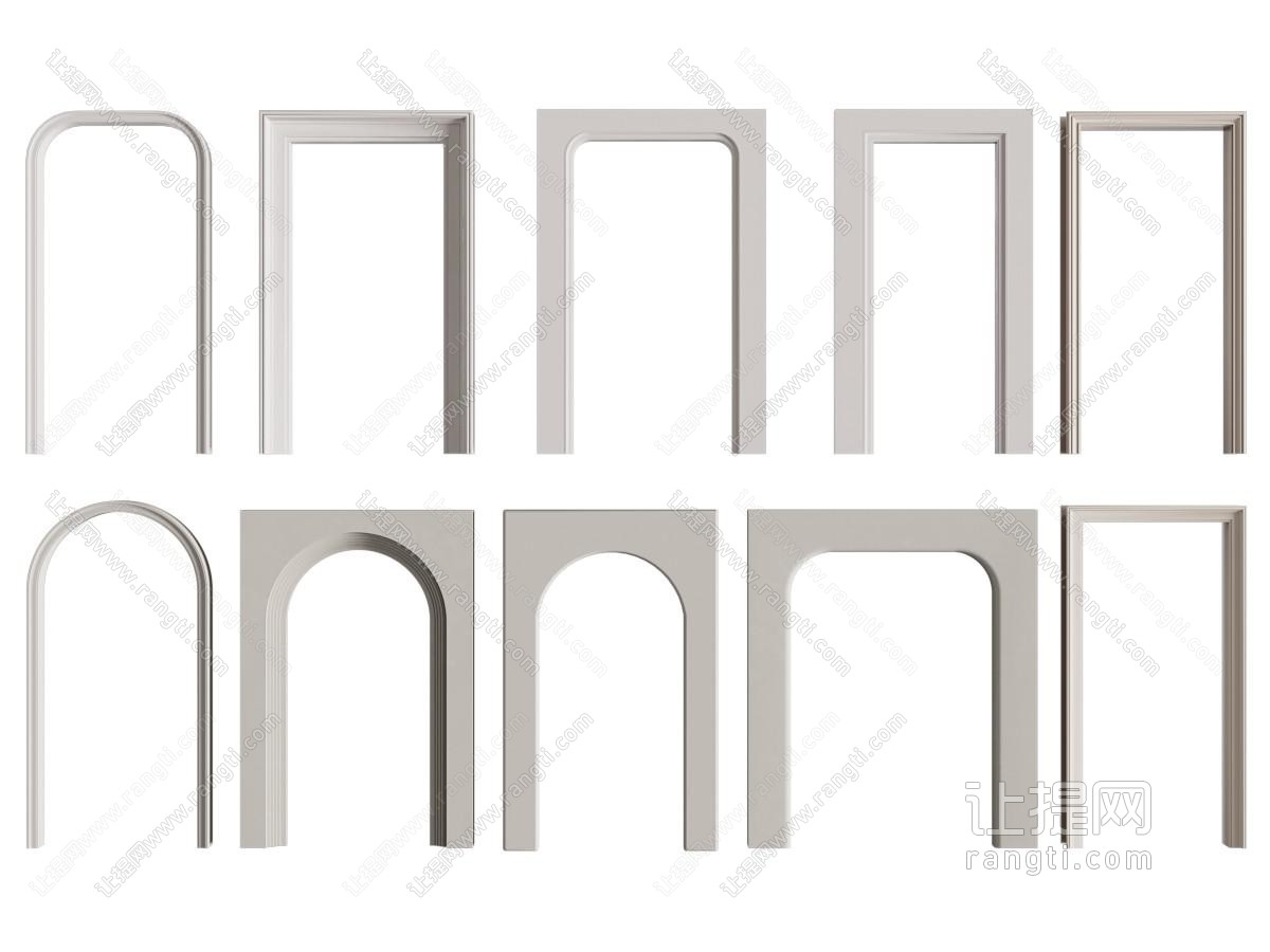 现代门套 垭口 洞 拱形