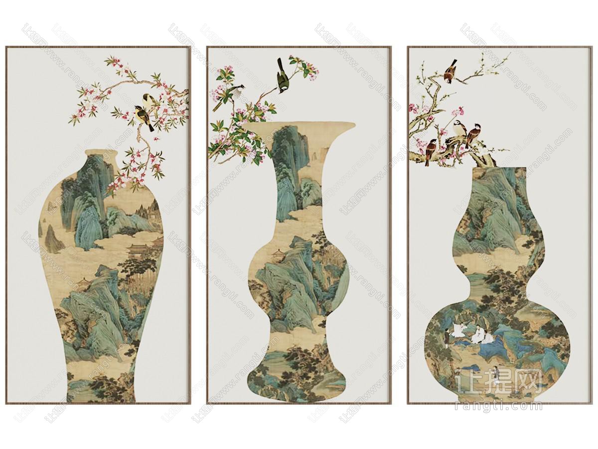 新中式装饰画 挂画