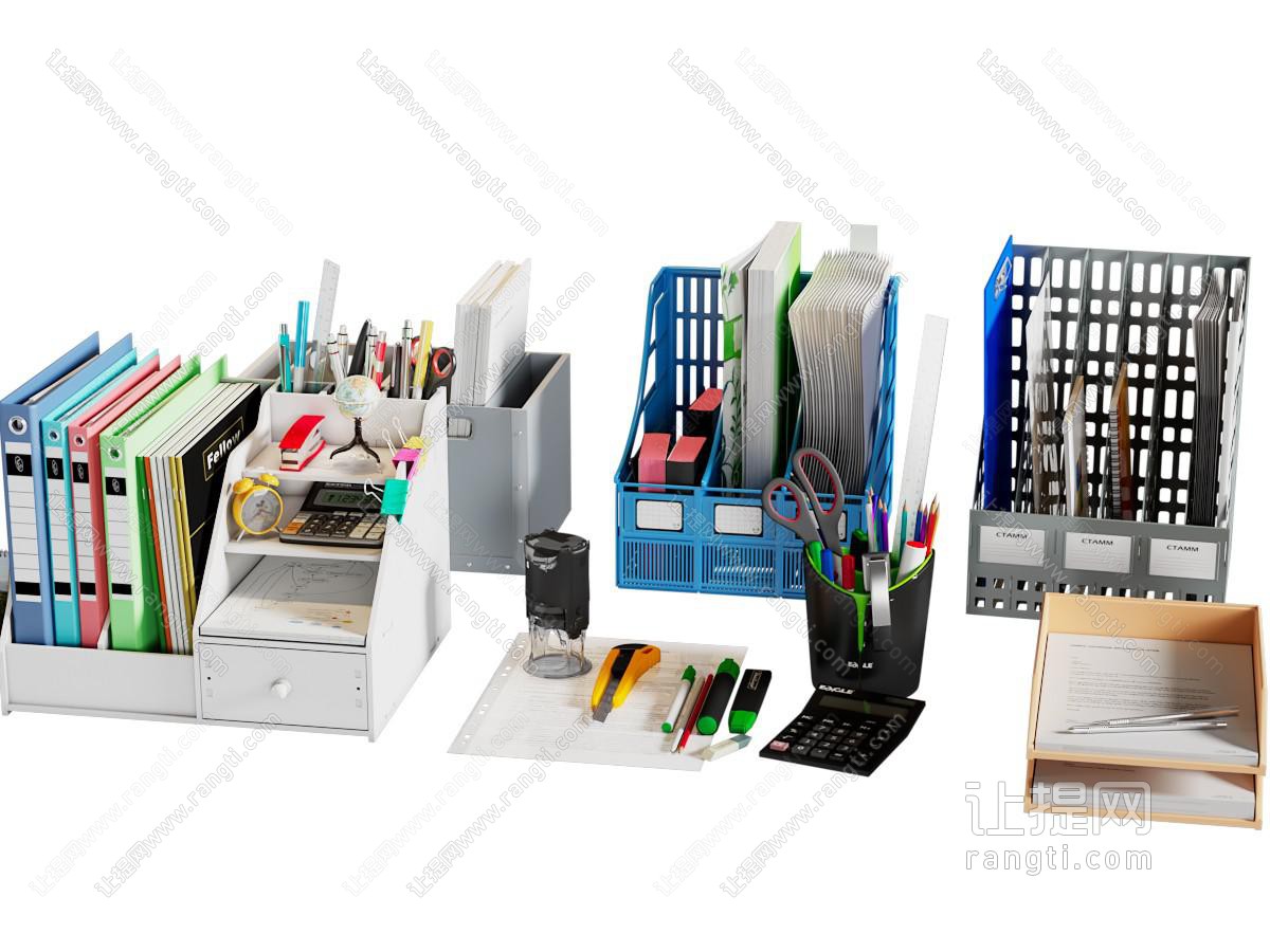 文件夹 文具办公用品 收纳架 文件盒