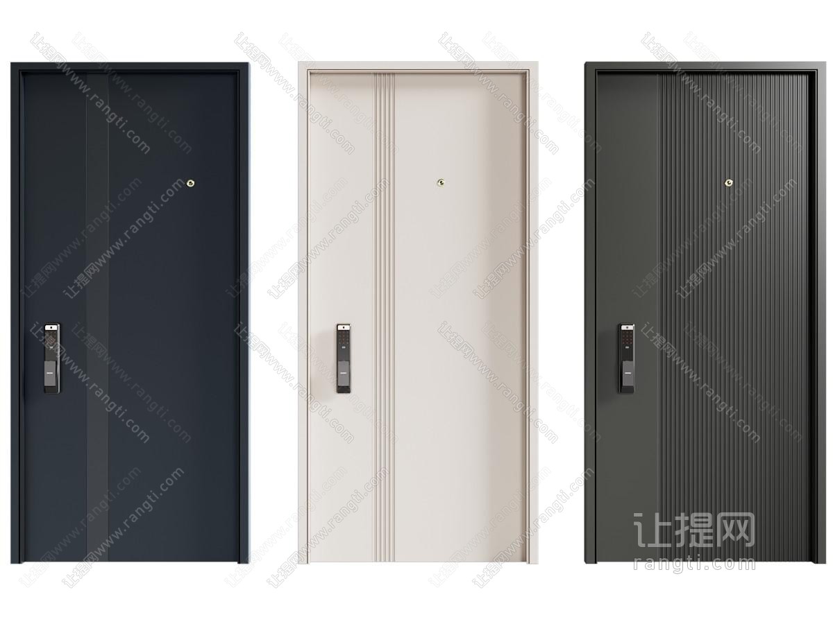 现代入户门 防盗门 入户大门 密码锁门 指纹锁 安全门