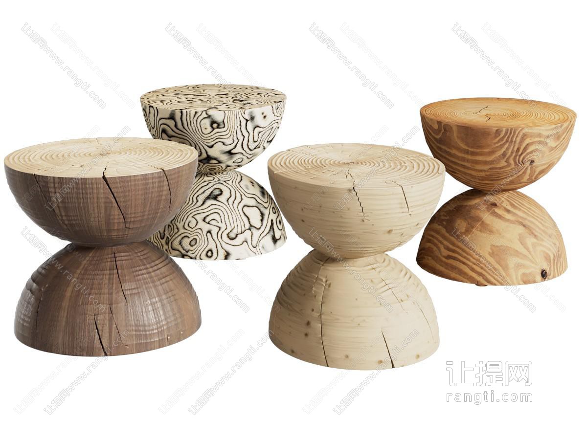 原木中古凳子 圆凳 木凳 化妆凳 换鞋凳 茶凳