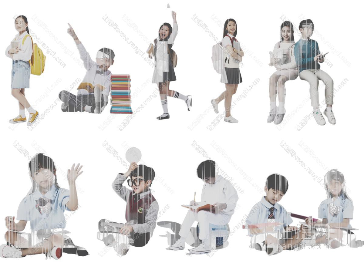 多人 学生人物儿童