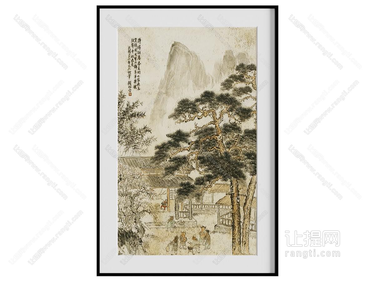 新中式中式挂画