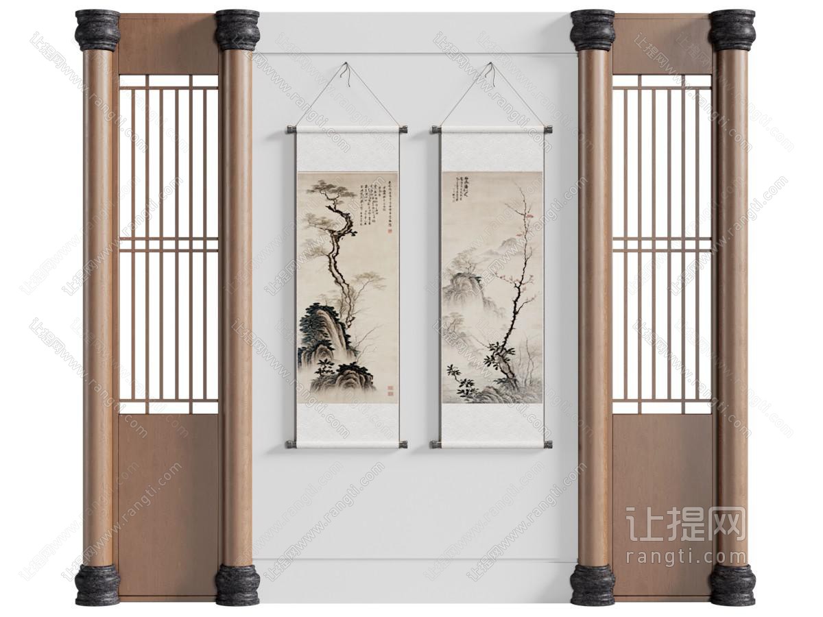 新中式装饰挂画 宋式美学书法字画