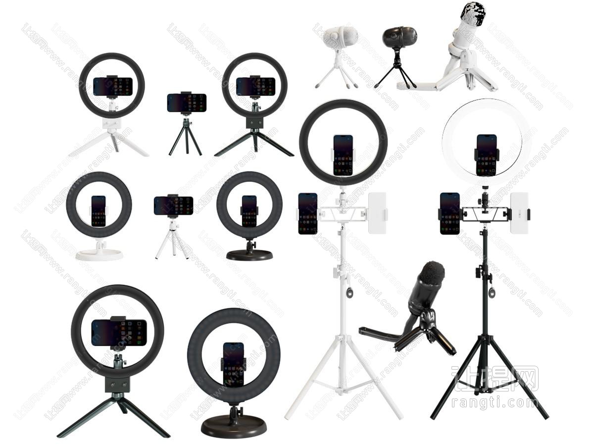 办公用品 办公设备 话筒 补光灯