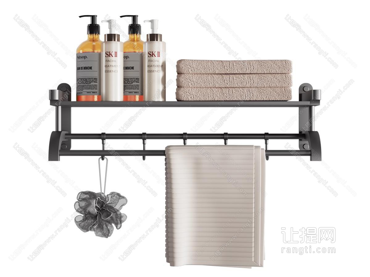 现代洗浴用品 毛巾架 卫浴小件