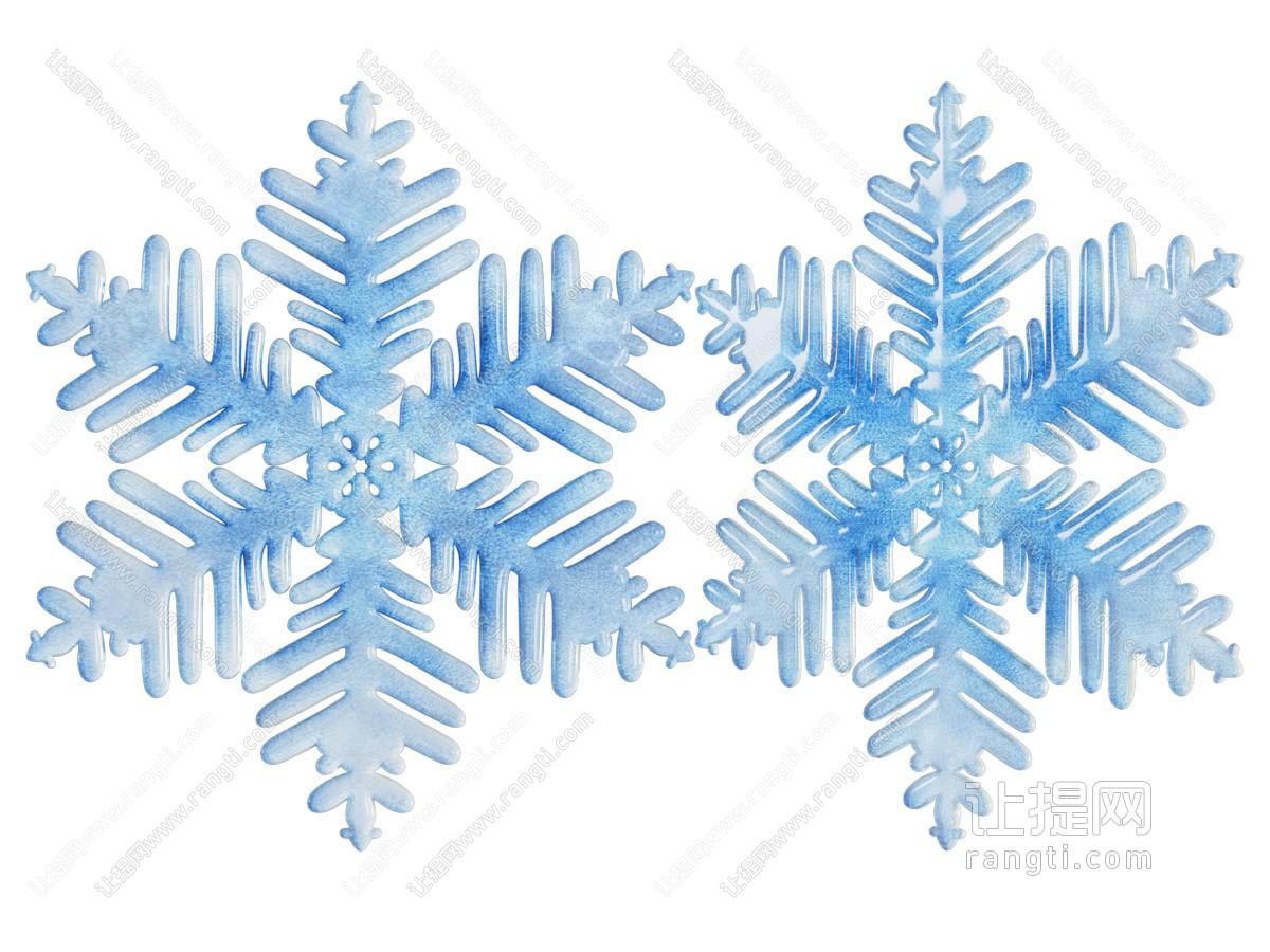 现代雪花装饰挂件
