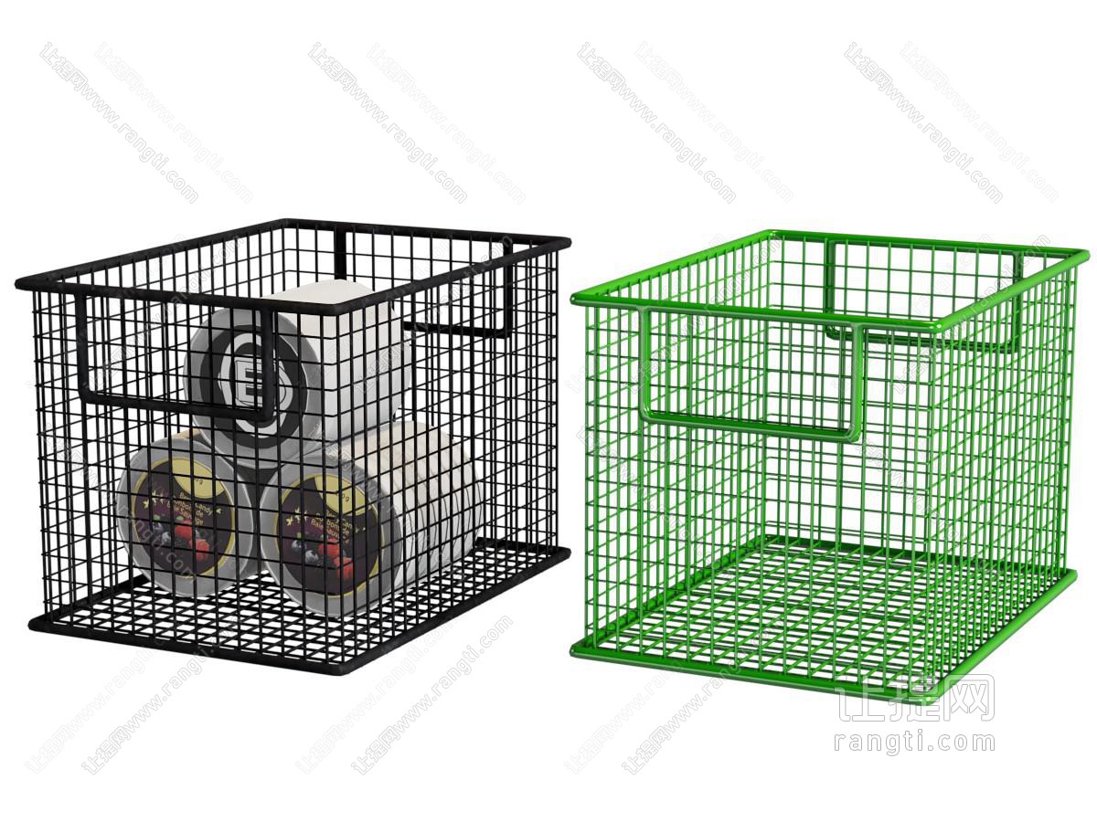 现代金属网收纳筐 收纳篮