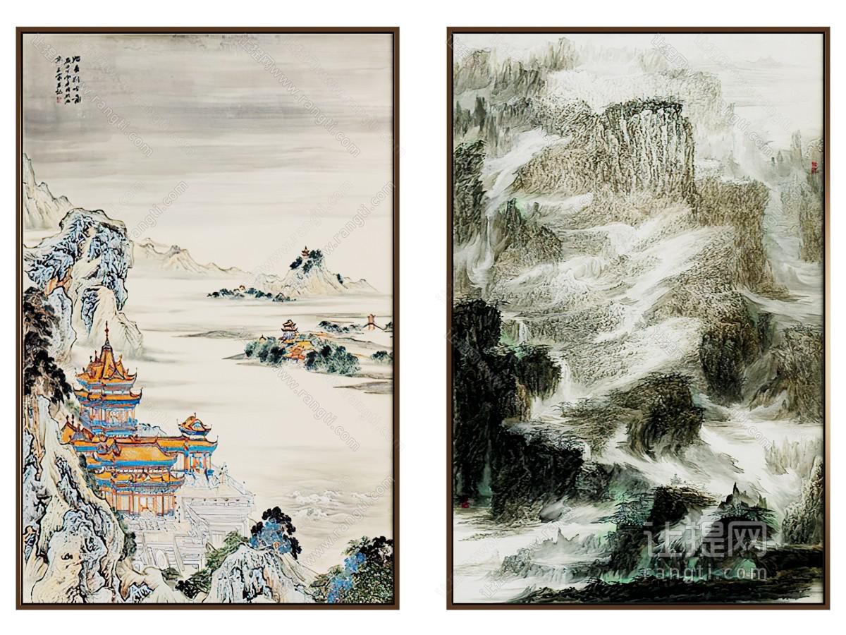 新中式水墨装饰画