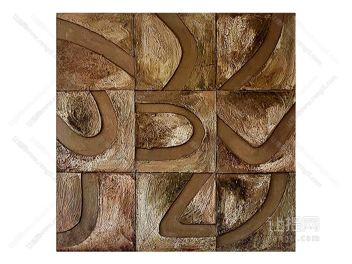 现代装饰画 抽象画 油画