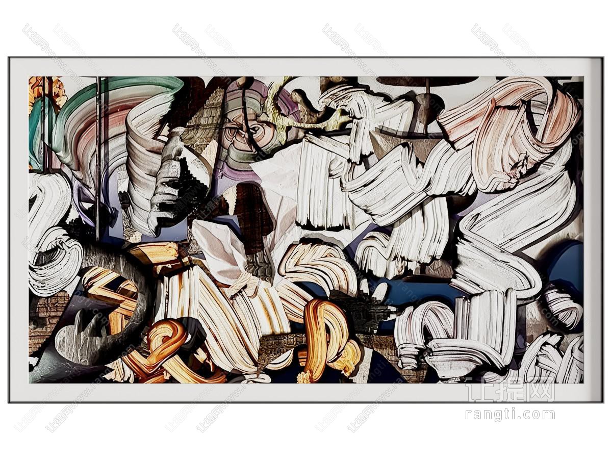 现代大幅挂画 现代抽象挂画 现代简约挂画