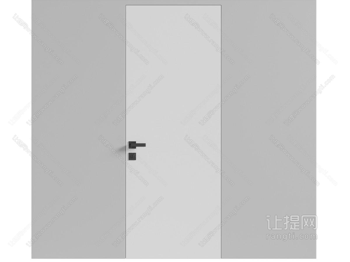现代单开门