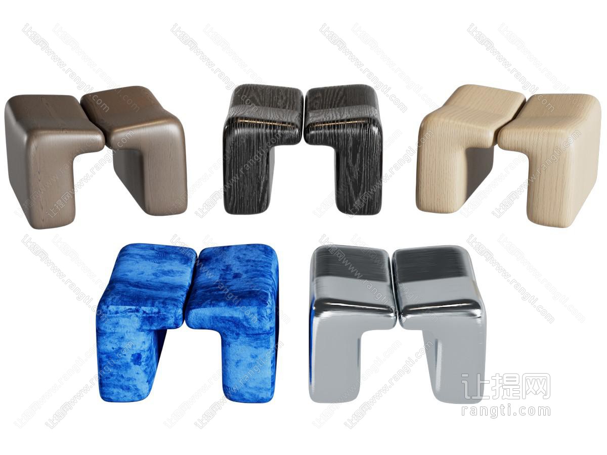 现代沙发凳