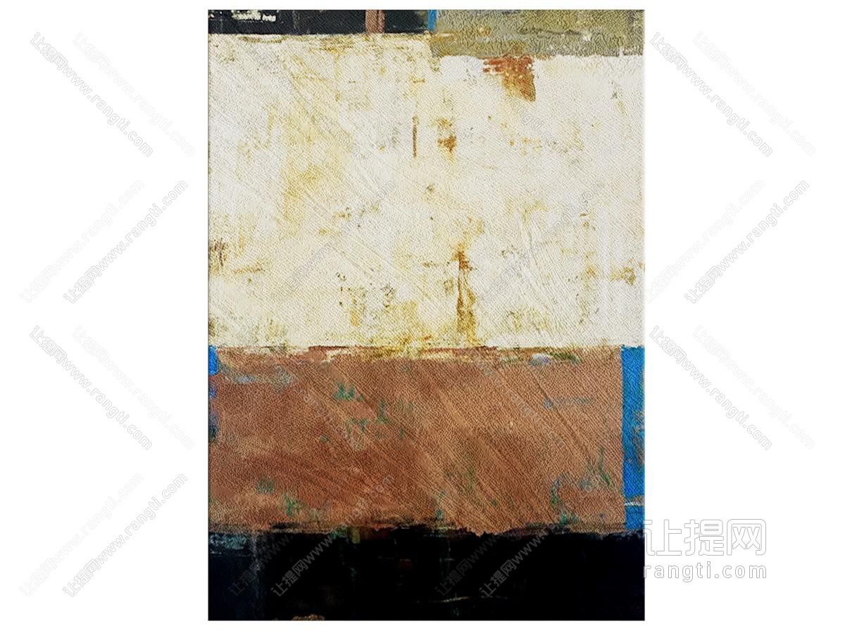 现代侘寂挂画 油画