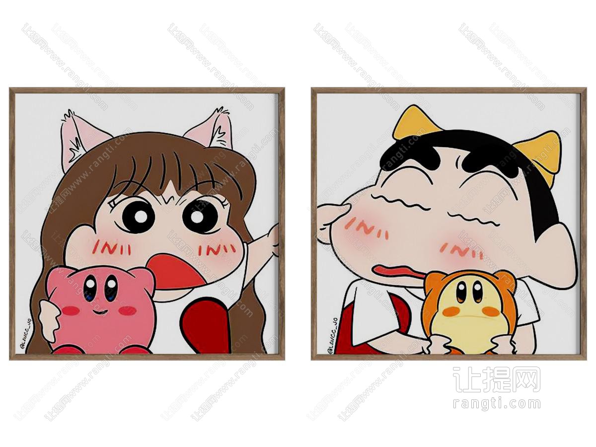 现代儿童装饰画组合